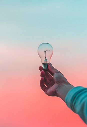 Photo of a lightbulb
