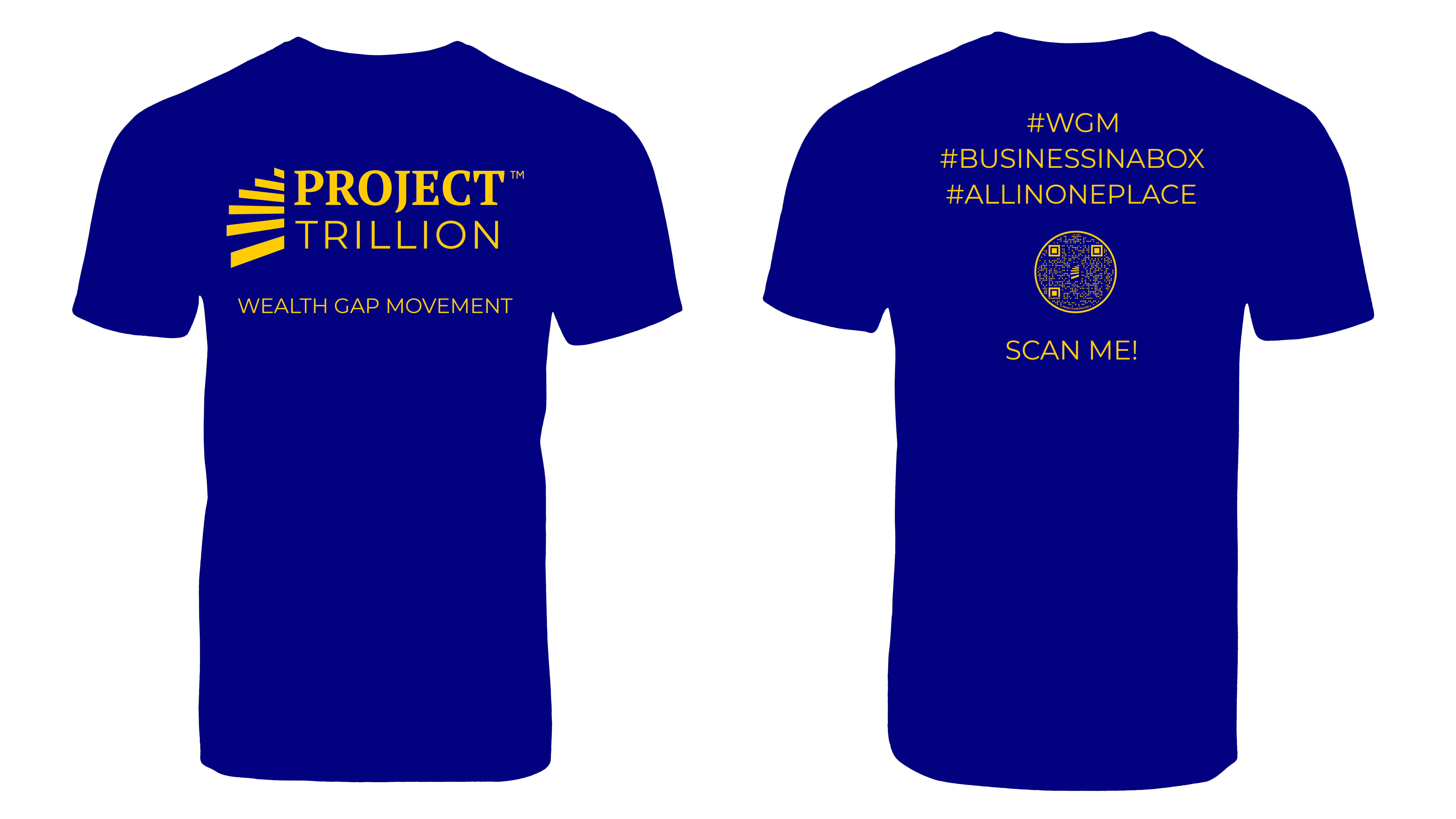 Wealth Gap Movement - Royal & Gold Tee